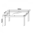 Conjunto Sala De Jantar Tokio Mesa 4 Cadeiras Preto/amarelo