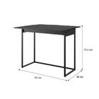 Conjunto Sala De Jantar Tokyo Mesa Dobrável E 2 Banquetas