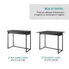 Conjunto Sala De Jantar Tokyo Mesa Dobrável E 2 Banquetas