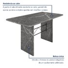 Conjunto Sala De Jantar Tubular 6 Lugares Retangular Mesa Tam