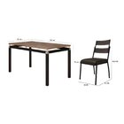 Conjunto Sala De Jantar Tubular Mesa Copenhague Com 4 Cadeira
