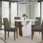 Conjunto Sala De Jantar Veneza 1,20m X 0,80m E 4 Cadeiras Ama