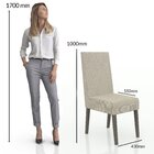 Conjunto Sala De Jantar Veneza Tampo De Vidro 6 Cadeiras Made