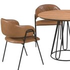 Conjunto Sala De Jnatar 4 Cadeiras Veneza Couro Sintético Car