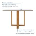 Conjunto Sala Jantar Mesa Bold 120cm Tampo Mdf 4 Cadeiras Pés