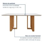 Conjunto Sala Jantar Mesa Bold 170cm Tampo Mdf/vidro 4cm 6 Ca