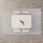 Conjunto Sala Jantar Mesa Natalí 120cm Canto Arredondado Com