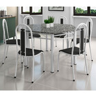 Conjunto Sala Jantar Mesa Tampo Granito E 6 Cadeiras Lorena A