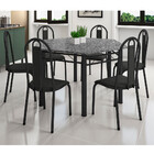 Conjunto Sala Jantar Mesa Tampo Granito E 6 Cadeiras Lorena A