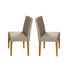 Conjunto Sala Jantar New Ceval Melissa 100x100 Cm Com 4 Cadei