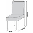 Conjunto Sala Jantar New Ceval Mesa Ana 160x90 Cm Com 6 Cadei