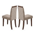 Conjunto Sala Jantar New Ceval Mesa Ana 160x90 Cm Com 6 Cadei