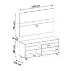 Conjunto Sala Luz  Canela - Móveis Arapongas