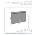 Conjunto Sala Rack Topazio Painel Kenzo Tv 50 Polegadas