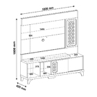Conjunto Sala Tróia Freijo - Móveis Arapongas