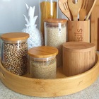 Conjunto Saleiro + Açucareiro Em Bambu Linha Tyft Cozinha