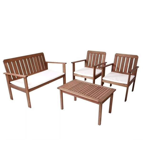 Conjunto Santorini Em Madeira Maciça