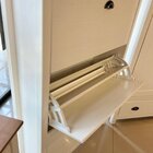 Conjunto Sapateira + Cômoda 4 Gavetas + Moldura Com Espelho 1