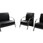 Conjunto Sevilha Namoradeira + 2 Poltronas Decorativa Braço D