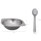 Conjunto Sobremesa 12 Peças Jogo Potes Colher Inox Cozinha