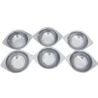 Conjunto Sobremesa 12 Peças Jogo Potes Colher Inox Cozinha