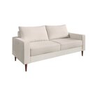 Conjunto Sofá 2 E 3 Lugares Bipartido Ascona Off White