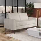 Conjunto Sofá 2 E 3 Lugares Bipartido Bienna Off White