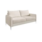 Conjunto Sofá 2 E 3 Lugares Bipartido Davos Off White