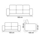 Conjunto Sofá 2 E 3 Lugares Lincon Estofados Nova America Cin