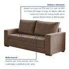 Conjunto Sofá 2 E 3 Lugares Urban Suede/bege