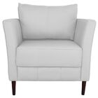 Conjunto Sofá 2 Lugares Com Poltrona Pés Palito Lubbock Couro