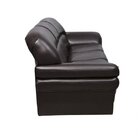 Conjunto Sofá 3 E 2 Lugares Classico Corino Marrom Lisboa  Ca