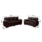 Conjunto Sofá 3 E 2 Lugares Corano Equador Requinte