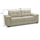 Conjunto Sofá 3 E 2 Lugares Linho Palazio Ferguile