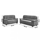 Conjunto Sofá 3 E 2 Lugares Paris Sued Flash