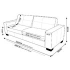 Conjunto Sofá 3 E 2 Lugares Sala De Estar Kenny Couro Tabaco