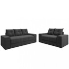 Conjunto Sofá 3 E 2 Lugares Suede Chamego Flash