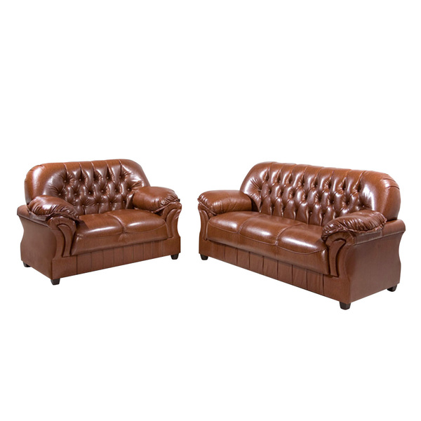 Conjunto Sofá 3 E 2 Lugares Sultão Corino Marrom