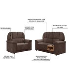 Conjunto Sofá 3 E 2 Lugares Turin Flash Estofados