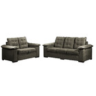 Conjunto Sofá 3 E 2 Lugares Veludo Camila Takei