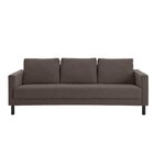 Conjunto Sofá 3 Lugares Com Puff Baú 120cm E Bandeja Antúrio