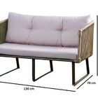 Conjunto Sofá Amsterdã 1 E 2 Lugares Com Mesa De Centro Recife