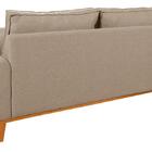 Conjunto Sofá Beny Living 1,80m E 1,40m Sala Confortável Base