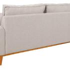 Conjunto Sofá Beny Living 1,80m E 1,40m Sala Confortável Base