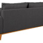 Conjunto Sofá Beny Living 1,80m E 1,40m Sala Confortável Base