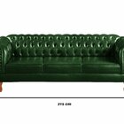 Conjunto Sofá Chesterfield 3 Lugares + 2 Poltronas Dom Pedro