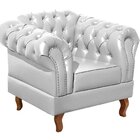 Conjunto Sofá Chesterfield 3 Lugares + 2 Poltronas Dom Pedro