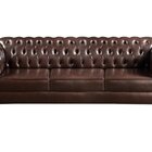 Conjunto Sofá Chesterfield 3 Lugares + 2 Poltronas Dom Pedro