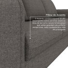 Conjunto Sofá Com 2 E 3 Lugares Em Linho Orquídea Cabecasa Ma