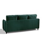 Conjunto Sofá Com 2 E 3 Lugares Em Veludo Cabecasa Madeiraori